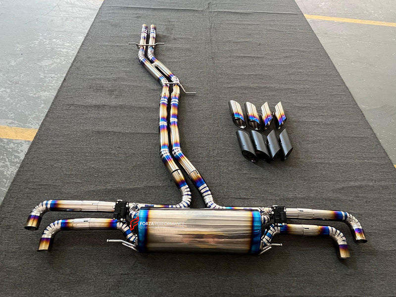 VALVED TITANIUM EXHAUST CATBACK MUFFLER for LAMBORGHINI URUS SE 2025+ 4.0T