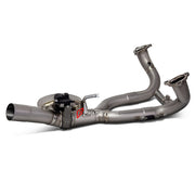 VALVED TITANIUM MOTORCYCLE EXHAUST SYSTEM for BMW R1250GS GSA

Set include:

Header
2-1 Merge Collector
Resonator
Electric Valve
Mid pipe


Material: Titanium (can be made in Stainless Steel)

NOTE: Professional installation is required.

FEATURES:

Engineered Digital prototyping using 3D CAD design software, each car model chassis has been 3D laser scanned in the factor
Factory run all test cars on Italian 1200HP Dyno machine, to make the best performance design of exhaust
CNC bending machine accurately be