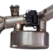 VALVED TITANIUM MOTORCYCLE EXHAUST SYSTEM for BMW R1300GS 1300GS

Set include:

Header
2-1 Merge Collector
Resonator
Electric Valve
Mid pipe


Material: Titanium (can be made in Stainless Steel)

NOTE: Professional installation is required.

FEATURES:

Engineered Digital prototyping using 3D CAD design software, each car model chassis has been 3D laser scanned in the factor
Factory run all test cars on Italian 1200HP Dyno machine, to make the best performance design of exhaust
CNC bending machine accurately