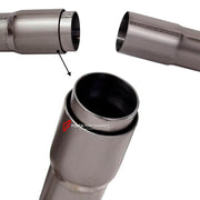 VALVED TITANIUM MOTORCYCLE EXHAUST SYSTEM for BMW R1300GS 1300GS

Set include:

Header
2-1 Merge Collector
Resonator
Electric Valve
Mid pipe


Material: Titanium (can be made in Stainless Steel)

NOTE: Professional installation is required.

FEATURES:

Engineered Digital prototyping using 3D CAD design software, each car model chassis has been 3D laser scanned in the factor
Factory run all test cars on Italian 1200HP Dyno machine, to make the best performance design of exhaust
CNC bending machine accurately