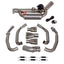 VALVED TITANIUM MOTORCYCLE EXHAUST SYSTEM for KAWASAKI ZX-4R ZX-4RR

Set include:

Header
4-1 Merge Collector
Resonator
Mid Pipe

Aprox Weight: 5 kg (11 lbs)

Material: Titanium + Stainless Steel

NOTE:&nbsp;Professional installation is required.

FEATURES:

Engineered Digital prototyping using 3D CAD design software, each car model chassis has been 3D laser scanned in the factor
Factory run all test cars on Italian 1200HP Dyno machine, to make the best performance design of exhaust
CNC bending machine accu