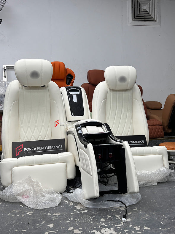 LUXURY INTERIOR PREMIUM CAR SEATS FOR MERCEDES BENZ G CLASS W464 W463A W463

Forza Performance ideal car seats - a new engineering product.

PERFECT COMFORT: On the back seats with smooth electric adjustment, you will always find a comfortable position for your back, pneumatic massage, ventilation and heating, original door panel control.

Fit on :

-W463

-W464

-W463A

-W465

NOTE: Professional installation is required