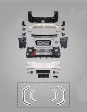WIDE BODY KIT FOR TOYOTA LAND CRUISER 300 LC 300 2022+ | W-STYLE

Set includes:

Front Bumper Assembly
Front Fender Flares
Rear Fender Flares
Rear Spoiler
Rear Bumper Assembly

Rear Diffuser

Material: FRP Fiberglass and Plastic Chrome Inserts

NOTE: Very professional installation/modification is required