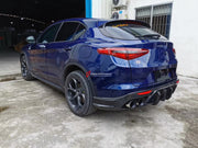 WIDE BODY KIT for ALFA ROMEO STELVIO 949 2017 - 2023  Set includes:  Front Lip Fender Flares Side Skirts Rear Spoiler Roof Spoiler Rear Diffuser Hood Side Fenders