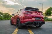 WIDE BODY KIT for ALFA ROMEO STELVIO 949 2017 - 2023  Set includes:  Front Lip Fender Flares Side Skirts Rear Spoiler Roof Spoiler Rear Diffuser Hood Side Fenders