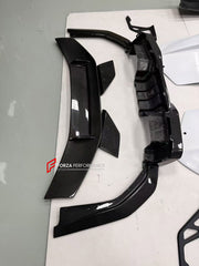 CARBON WIDE BODY KIT for BMW M4 G82 2021 - 2024 FORZA PERFORMANCE custom fit Adro Style

Set includes:
Front Lip
Front Bumper Assembly
Front Grille
Hood Bonnet
Front Fenders
Side Skirts
Rear Fenders
Rear Spoiler Wing
Rear Diffuser

Material: Carbon, Plastic

NOTE: Professional installation is required.