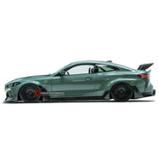 WIDE BODY KIT for BMW M4 G82 2021 - 2024 FORZA PERFORMANCE custom fit Adro Style

Set includes:
Front Lip
Front Bumper Canards
Front Grille
Hood Bonnet Air Vents
Hardtop Roof
Side Mirror Covers
Side Skirts
Rear Spoiler Wing
Rear Diffuser

Material: Plastic

NOTE: Professional installation is required.