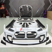 CARBON WIDE BODY KIT for BMW M4 G82 2021 - 2024 FORZA PERFORMANCE custom fit Adro Style

Set includes:
Front Lip
Front Bumper Assembly
Front Grille
Hood Bonnet
Front Fenders
Side Skirts
Rear Fenders
Rear Spoiler Wing
Rear Diffuser

Material: Carbon, Plastic

NOTE: Professional installation is required.