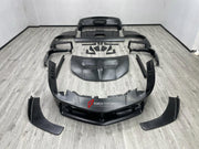WIDE BODY KIT for FERRARI 458 ITALIA SPIDER 2009 - 2015 FORZA PERFORMANCE custom fit LB Style

Set includes:
Front Lip
Front Bumper Assembly
Hood Bonnet
Front Fenders
Fender Flares
Side Skirts
Rear Fenders
Rear Spoiler Wing
Rear Bumper Assembly
Rear Diffuser

Material: Plastic

NOTE: Professional installation is required.