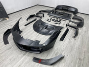 WIDE BODY KIT for FERRARI 458 ITALIA SPIDER 2009 - 2015 FORZA PERFORMANCE custom fit LB Style

Set includes:
Front Lip
Front Bumper Assembly
Hood Bonnet
Front Fenders
Fender Flares
Side Skirts
Rear Fenders
Rear Spoiler Wing
Rear Bumper Assembly
Rear Diffuser

Material: Plastic

NOTE: Professional installation is required.