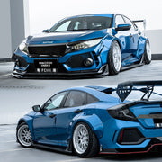 WIDE BODY KIT for HONDA CIVIC SEDAN HATCHBACK FC FK 2015 - 2022

Set includes:

Front Lip
Front Bumper Assembly

Hood / Bonnet

Front Fenders
Side Skirts

Rear Fenders
Rear Wing Spoiler

Rear Bumper
Rear Diffuser

Material: Wet Carbon with Fiberglass

NOTE: Professional installation is required. Cutting front fenders and rear quarter panels is required. Dont fit to the Type R.

Why “Contact Us for Pricing”?

We don’t display fixed prices because our goal is to offer you the most competitive deal possible. P