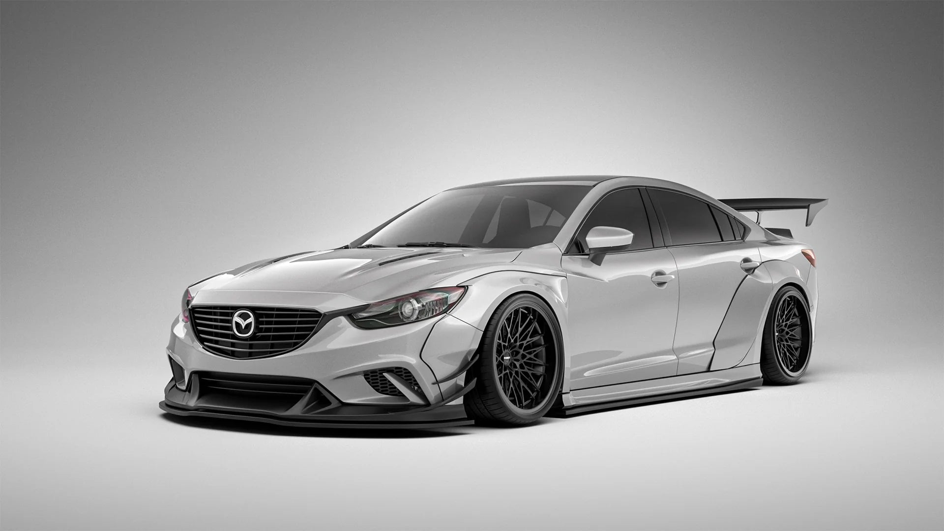 WIDE BODY KIT for MAZDA 6 ATENZA GJ GL 2015 - 2018

Set includes:

Front Lip
Front Bumper Assembly

Hood / Bonnet

Front Fenders
Side Skirts

Rear Fenders
Rear Wing Spoiler
Rear Trunk Spoiler
Rear Diffuser

Material: Wet Carbon with Fiberglass

NOTE:&nbsp;Professional installation is required.&nbsp;

Why “Contact Us for Pricing”?

We don’t display fixed prices because our goal is to offer you the most competitive deal possible. Product costs often decrease over time, and by requesting a quote, you’ll receiv