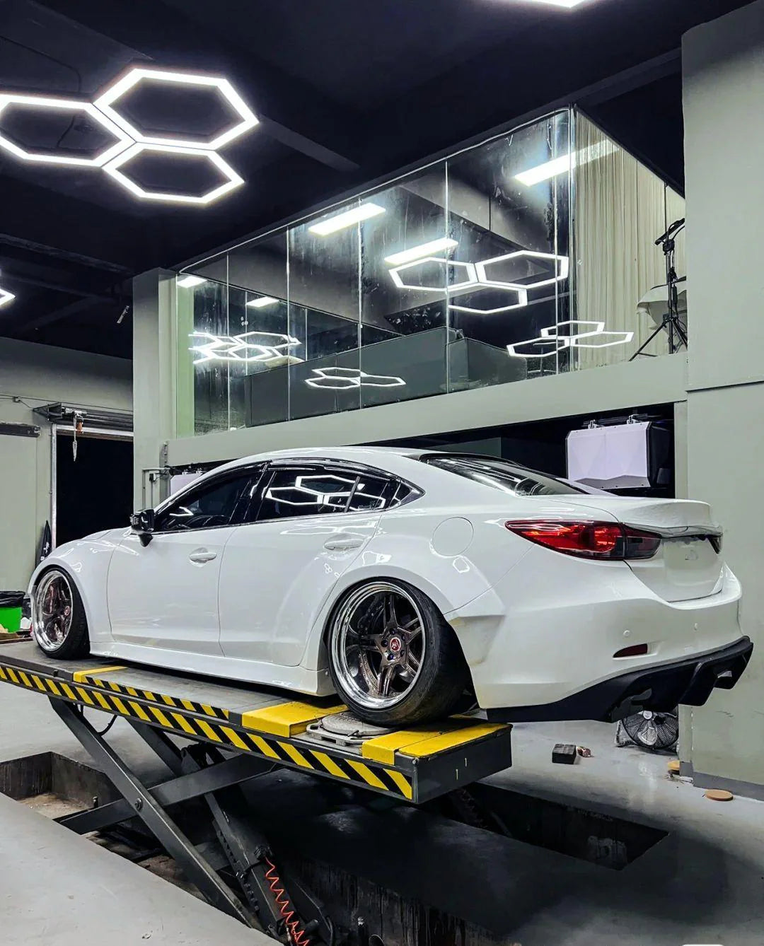 WIDE BODY KIT for MAZDA 6 ATENZA GJ GL 2015 - 2018

Set includes:

Front Lip
Front Bumper Assembly

Hood / Bonnet

Front Fenders
Side Skirts

Rear Fenders
Rear Wing Spoiler
Rear Trunk Spoiler
Rear Diffuser

Material: Wet Carbon with Fiberglass

NOTE:&nbsp;Professional installation is required.&nbsp;

Why “Contact Us for Pricing”?

We don’t display fixed prices because our goal is to offer you the most competitive deal possible. Product costs often decrease over time, and by requesting a quote, you’ll receiv