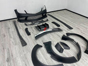 WIDE BODY KIT for MERCEDES BENZ C CLASS W204 C63 2 DOOR 4 DOOR 2007 - 2014
Set includes:

Front Bumper
Front Lip
Front Canards
Fender Flares (Front and Rear)
Side Skirts
Rear Diffuser
Material: FRP and Carbon

NOTE: Professional installation is required.