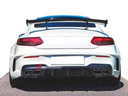 WIDE BODY KIT for MERCEDES BENZ C CLASS W205 C63 2015 - 2021

Set includes:

Front Bumper
Front Lip
Side Skirts
Fender Flares
Rear Bumper
Rear Spoiler

Material: Carbon Fiber

Note: Only fits the original C63. Professional installation is required