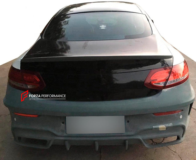 WIDE BODY KIT for MERCEDES BENZ C CLASS W205 C63 2015 - 2021

Set includes:

Front Bumper
Front Lip
Side Skirts
Fender Flares
Rear Bumper
Rear Spoiler

Material: Carbon Fiber

Note: Only fits the original C63. Professional installation is required