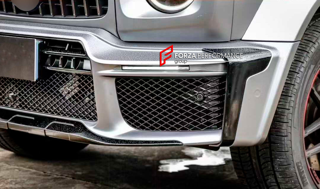 WIDE BODY KIT for MERCEDES BENZ G CLASS W463A W464 W465 2019+

Set includes:

Front Lip
Front Bumper Assembly
Front Bumper Trims and Meshes
Grille Frame
Grille
Headlight Cover
Fenders
Fender Meshes
Rear Bumper Assembly
Rear Bumper Trims and Meshes
Rear Diffuser

Material: Plastic

NOTE: Professional installation is required.

Why “Contact Us for Pricing”?

We don’t display fixed prices because our goal is to offer you the most competitive deal possible. Product costs often decrease over time, and by request