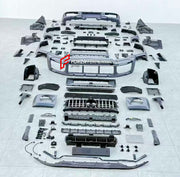 WIDE BODY KIT for MERCEDES BENZ G CLASS W463A W464 W465 2019+

Set includes:

Front Lip
Front Bumper Assembly
Front Bumper Trims and Meshes
Grille Frame
Grille
Headlight Cover
Fenders
Fender Meshes
Rear Bumper Assembly
Rear Bumper Trims and Meshes
Rear Diffuser

Material: Plastic

NOTE: Professional installation is required.

Why “Contact Us for Pricing”?

We don’t display fixed prices because our goal is to offer you the most competitive deal possible. Product costs often decrease over time, and by request