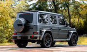 WIDE BODY KIT for MERCEDES BENZ G CLASS W463A W464 W465 2019+

Set includes:

Front Lip
Front Bumper Assembly
Front Bumper Trims and Meshes
Grille Frame
Grille
Headlight Cover
Fenders
Fender Meshes
Rear Bumper Assembly
Rear Bumper Trims and Meshes
Rear Diffuser

Material: Plastic

NOTE: Professional installation is required.

Why “Contact Us for Pricing”?

We don’t display fixed prices because our goal is to offer you the most competitive deal possible. Product costs often decrease over time, and by request