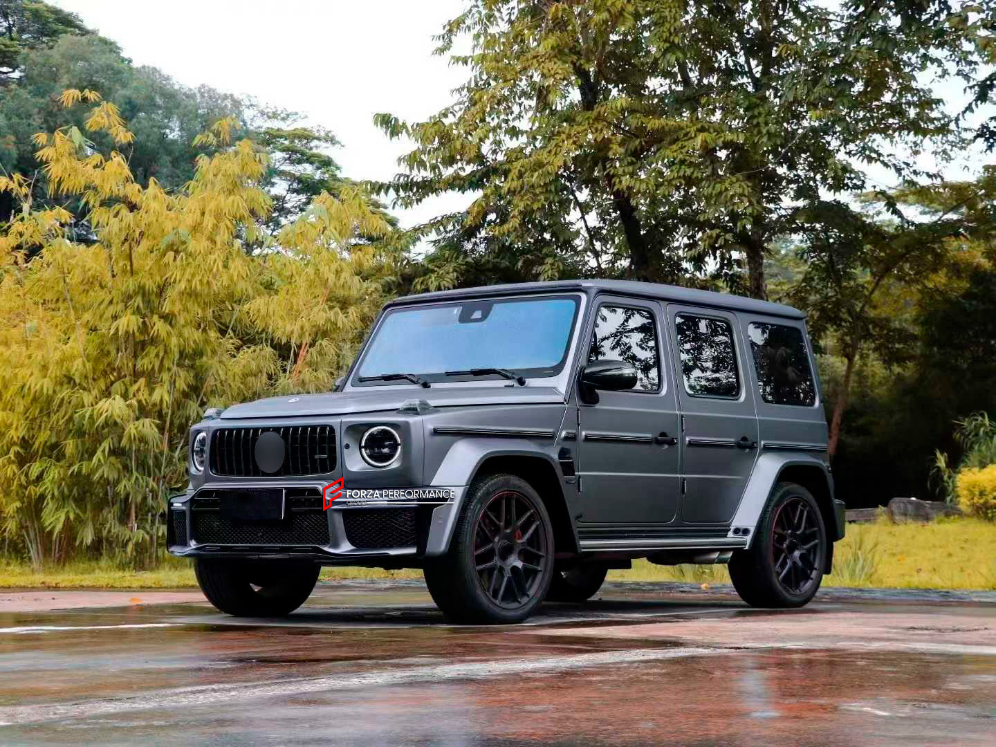 WIDE BODY KIT for MERCEDES BENZ G CLASS W463A W464 W465 2019+

Set includes:

Front Lip
Front Bumper Assembly
Front Bumper Trims and Meshes
Grille Frame
Grille
Headlight Cover
Fenders
Fender Meshes
Rear Bumper Assembly
Rear Bumper Trims and Meshes
Rear Diffuser

Material: Plastic

NOTE: Professional installation is required.

Why “Contact Us for Pricing”?

We don’t display fixed prices because our goal is to offer you the most competitive deal possible. Product costs often decrease over time, and by request