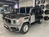 طقم هيكل عريض لـ Mercedes-Benz G-CLASS W463A W464 G63 2018+  مجموعة تشمل:  هود / بونيه المصد الأمامي مصابيح أمامية LED DRL كاناردز الأمامية شريط LED بالسقف الأمامي حاجز مشاعل المصدات الجانبية فتحات هواء جانبية أغطية الأبواب الديكورات الجانبية التنانير الجانبية الصدام الخلفي