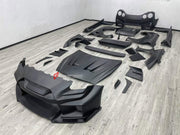 WIDE BODY KIT for NISSAN GT-R R35 2007+ FORZA PERFORMANCE custom fit LB Style

Set includes:
Front Lip
Front Bumper Assembly
Hood Bonnet
Front Fenders
Fender Flares
Side Skirts
Rear Fenders
Rear Spoiler Wing
Rear Bumper Assembly
Rear Diffuser

Material: Plastic

NOTE: Professional installation is required.