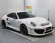 WIDE BODY KIT for PORSCHE 911 997.1 2004 - 2010 FORZA PERFORMANCE custom fit GT3 RS Style
Set includes:

Front Lip
Hood Bonnet
Front Fenders
Rear Spoiler Wing
Rear Diffuser
Material: Plastic

NOTE: Professional installation is required.