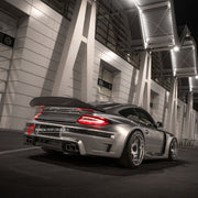 WIDE BODY KIT for PORSCHE 911 997 2004 - 2013 FORZA PERFORMANCE custom fit Tiganism Style

Set includes:
Front Lip
Front Bumper Assembly
Hood Bonnet
Front Fenders
Side Skirts
Rear Fender Flares
Rear Spoiler Wing
Rear Bumper
Rear Diffuser

Material: Plastic

NOTE: Professional installation is required.