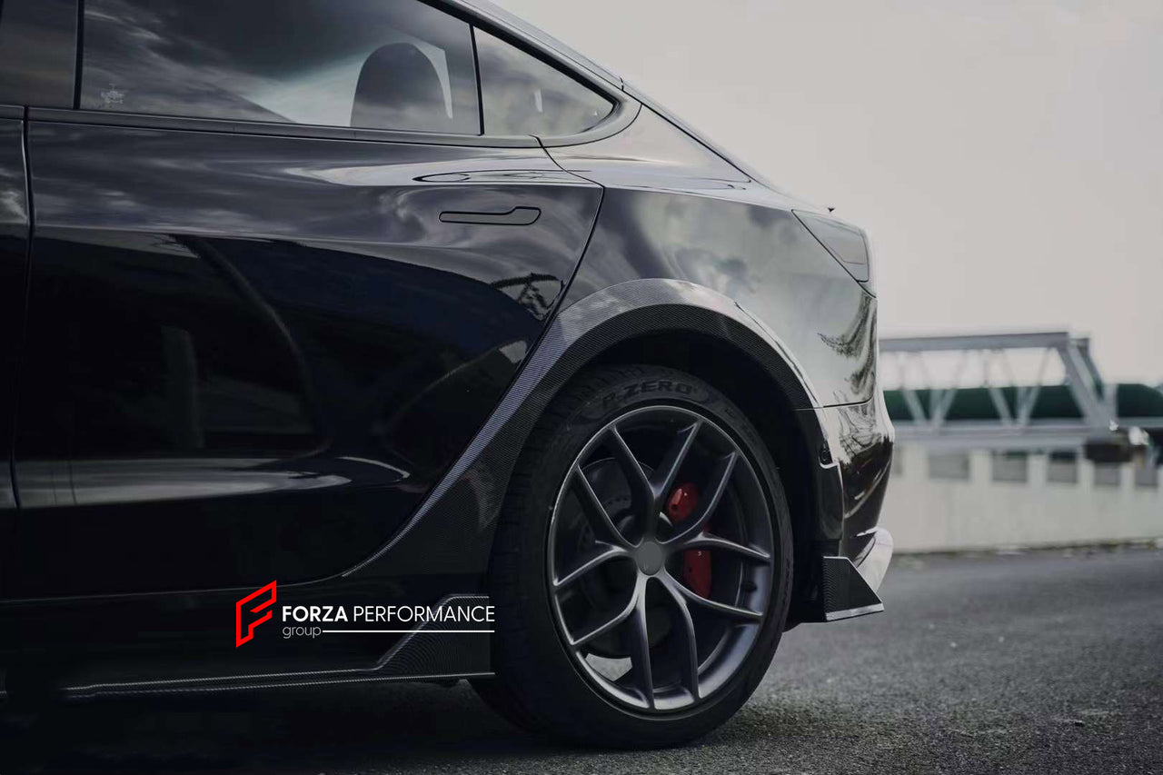 WIDE CARBON BODY KIT FOR TESLA MODEL 3 2016+
