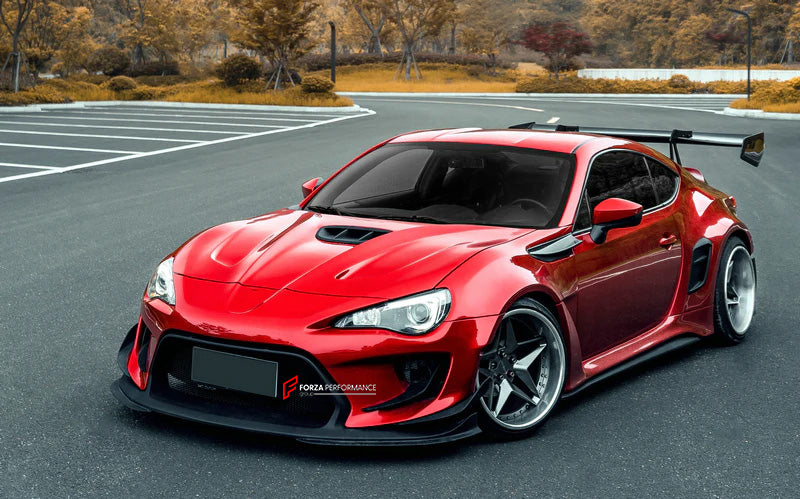 WIDE BODY KIT for TOYOTA GT86 ZN6 SUBARU BRZ ZC6 2012 - 2020

Set includes:

Front Lip
Front Bumper Assembly

Front Bumper Canards
Front Wide Fenders

Side Skirts

Rear Wide Fenders
Rear Spoiler

Rear Diffuser

Material: Fiberglass

NOTE:&nbsp;Professional installation is required.

Why “Contact Us for Pricing”?

We don’t display fixed prices because our goal is to offer you the most competitive deal possible. Product costs often decrease over time, and by requesting a quote, you’ll receive our most up-to-d
