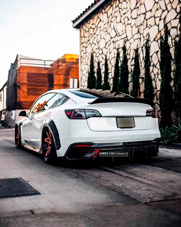 WIDE CARBON BODY KIT for TESLA MODEL 3 2016+

Set includes:

Hood / Bonnet
Front Bumper

Side Fenders
Side Skirts
Rear Bumper


Material: Carbon

Note: Professional installation is required

Contact us for pricing