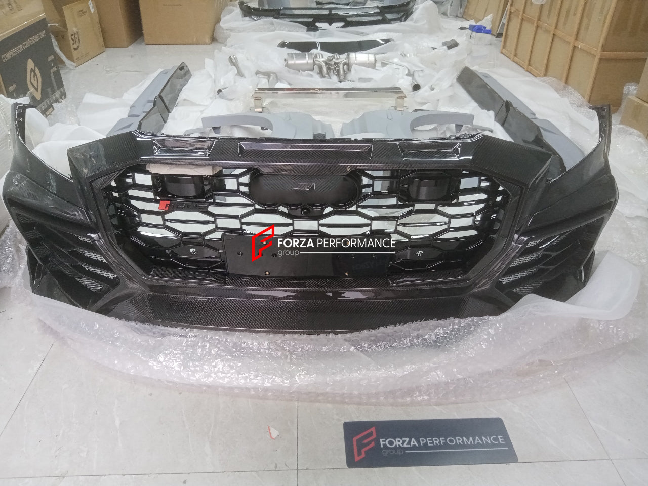 WIDE DRY CARBON BODY KIT for AUDI Q8 RSQ8 4M 2019 - 2023 custom fit MANSORY