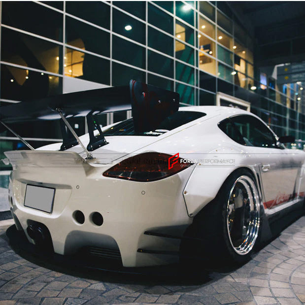 WIDE REAR FENDERS for PORSCHE CAYMAN 987.2 2009 - 2013
Set includes:

Rear Fenders
Material: Fiberglass

NOTE: Professional installation is required.

Why “Contact Us for Pricing”?
We don’t display fixed prices because our goal is to offer you the most competitive deal possible. Product costs often decrease over time, and by requesting a quote, you’ll receive our most up-to-date price on market.

SECURED PAYMENT METHODS 
PayPal (+4.4% fee)
Visa / Mastercard / American Express (through PayPal)
Bank Wire tran