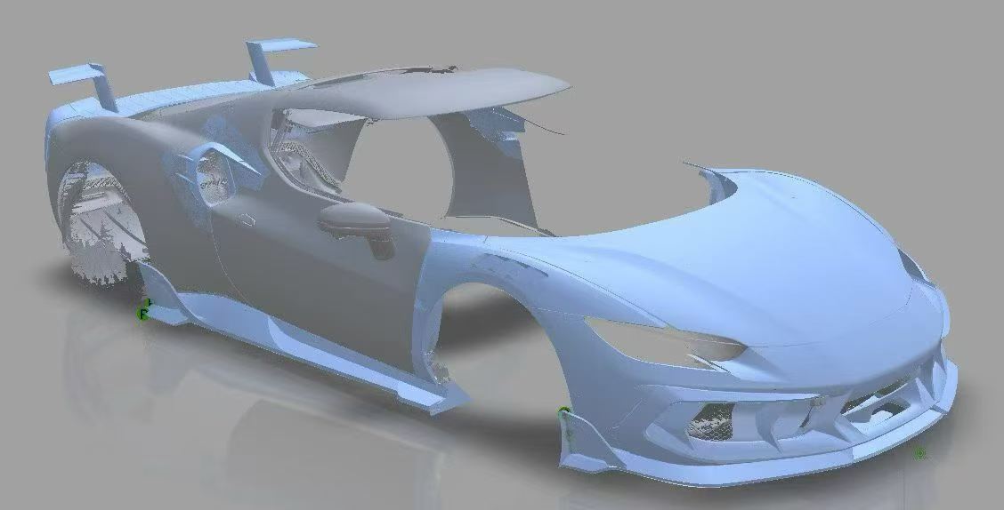 WIDEBODY KIT for FERRARI 296 GTB GTS 2022+