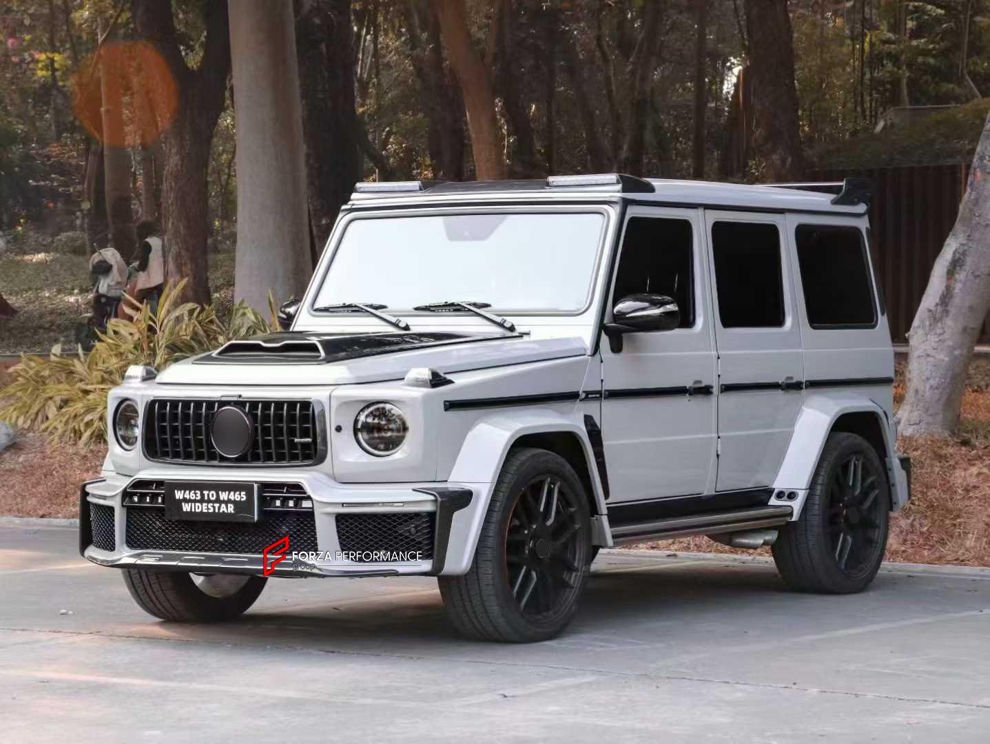WIDESTAR CONVERSION BODY KIT for MERCEDES BENZ G CLASS G63 G400 G300 G500 G55 W463 1990 - 2018 upgrade to MERCEDES BENZ G CLASS W465 2024+ G800
