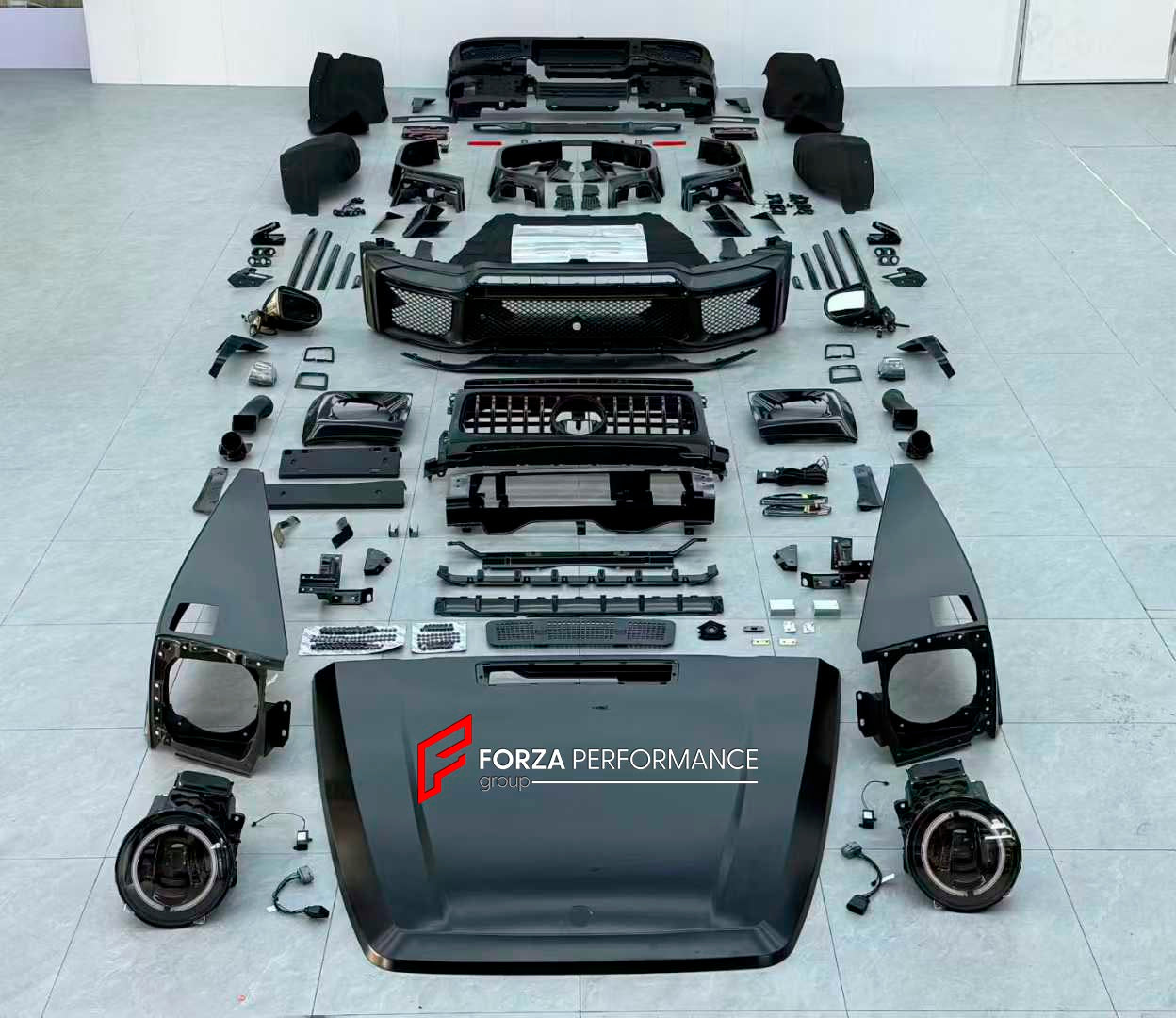 WIDESTAR CONVERSION BODY KIT for MERCEDES BENZ G CLASS G63 G400 G300 G500 G55 W463 1990 - 2018 upgrade to MERCEDES BENZ G CLASS W465 2024+ G800