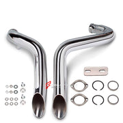 Y PIPE DRAG EXHAUST EXHAUST for HARLEY DAVIDSON SPORTSTER IRON 1200

Set include:

Pipes

Material: Stainless Steel

NOTE: Professional installation is required.

FEATURES:

Engineered Digital prototyping using 3D CAD design software, each car model chassis has been 3D laser scanned in the factor
Factory run all test cars on Italian 1200HP Dyno machine, to make the best performance design of exhaust
CNC bending machine accurately bends the tube according to the computer data
Our factory uses ultra-high tech