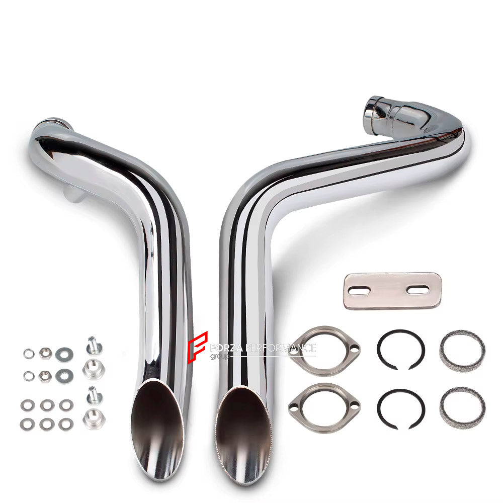 Y PIPE DRAG EXHAUST EXHAUST for HARLEY DAVIDSON SPORTSTER IRON 883

Set include:

Pipes

Material: Stainless Steel

NOTE: Professional installation is required.

FEATURES:

Engineered Digital prototyping using 3D CAD design software, each car model chassis has been 3D laser scanned in the factor
Factory run all test cars on Italian 1200HP Dyno machine, to make the best performance design of exhaust
CNC bending machine accurately bends the tube according to the computer data
Our factory uses ultra-high techn