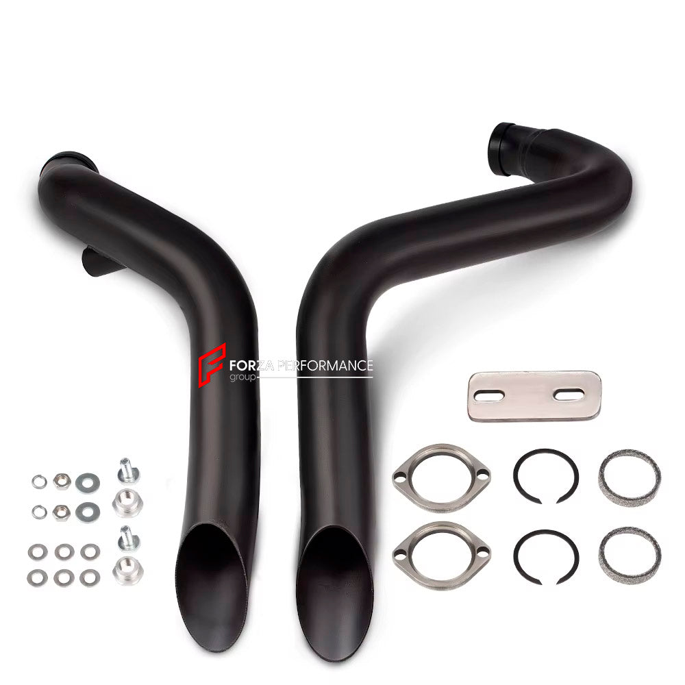 Y PIPE DRAG EXHAUST EXHAUST for HARLEY DAVIDSON SPORTSTER IRON 883

Set include:

Pipes

Material: Stainless Steel

NOTE: Professional installation is required.

FEATURES:

Engineered Digital prototyping using 3D CAD design software, each car model chassis has been 3D laser scanned in the factor
Factory run all test cars on Italian 1200HP Dyno machine, to make the best performance design of exhaust
CNC bending machine accurately bends the tube according to the computer data
Our factory uses ultra-high techn