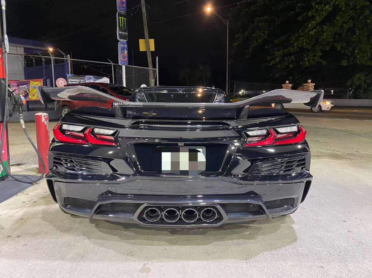 CARBON REAR SPOILER for CHEVROLET CORVETTE C8 STINGRAY 2020+ | Z06 STY ...