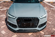 DARWINPRO AERODYNAMICS CF8363RS6-FL 2013-2018 Audi RS6 Avant Carbon Fiber Carbon Fiber Front Lip