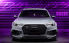 BKSS Style Carbon Fiber Body Kit For Audi RS4 B9 2017-2019  Set include:   Front Bumper Canards Front Lip Side Skirts Rear Diffuser With LED Light Front Bumper Trim Lip Rear Decklid Spoiler Roof Spoiler (2 types) Material: Carbon Fiber / Forged Carbon  NOTE: Professional installation is required 