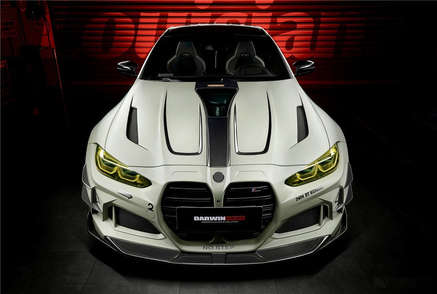 WIDE CARBON BODY KIT for BMW M4 G82/G83 2021+  Set includes:  Front Bumper Wide Fenders Side Skirts Rear Bumper Exhaust Tips
