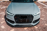 CARBONADO CF8363MTN-FL 2013-2018 Audi RS6 Avant MN Style Carbon Fiber Front Lip