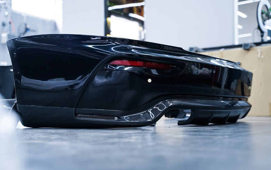 Darwinpro 2016-2020 Rolls-Royce Wraith/Dawn BKSS Style Partial Carbon Fiber Rear Bumper