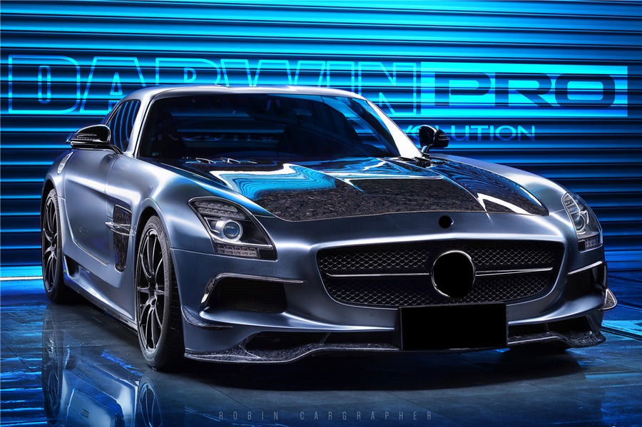 2010-2015 Mercedes Benz W197 SLS AMG BKSS Style Full Body Kit (Not Wide Kit)