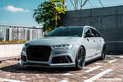 CARBONADO CF8363MTN-FL 2013-2018 Audi RS6 Avant MN Style Carbon Fiber Front Lip