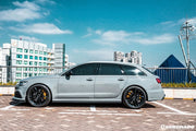 CARBONADO CF8363MTN-SS 2013-2018 Audi RS6 Avant MN Style Carbon Fiber Side Skirts