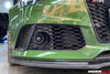 DARWINPRO AERODYNAMICS FGCF8363RS6-CA 2013-2018 Audi RS6 Avant Carbon Fiber Front Bumper Caps