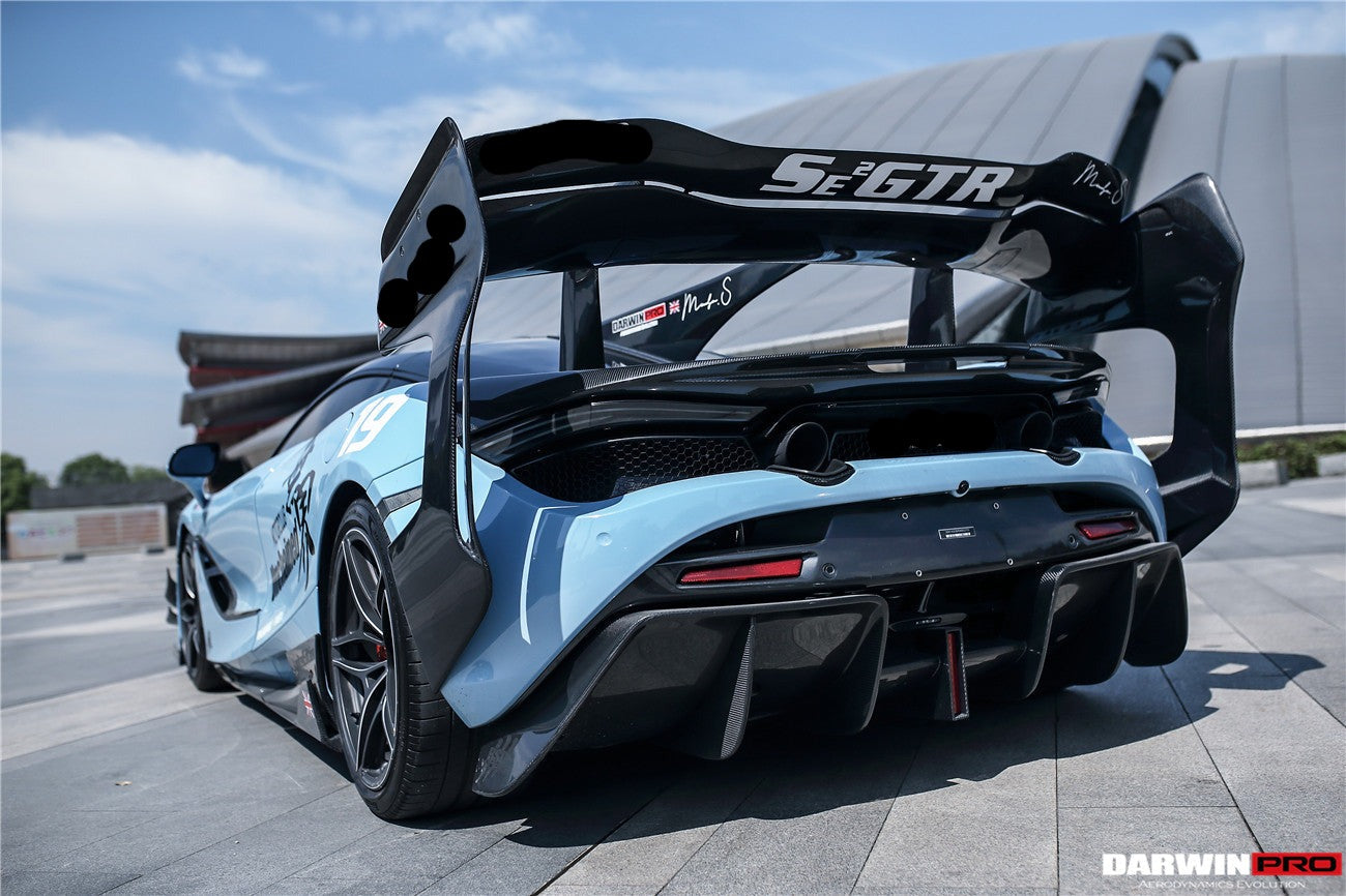 720s Rear Carbon Fiber Rear Diffuser for 2017-2021 McLaren 720s Se NWBII Style ...